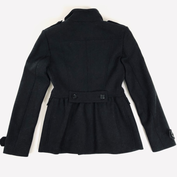 Burberry Brit Dark Gray Adamsleigh Military Coat - Picture 8 of 10